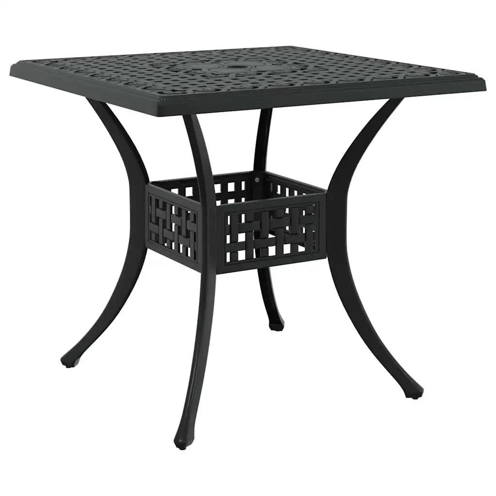 Set di Tavolo da Giardino 3 pcs Nero Alluminio pressofuso 3334741