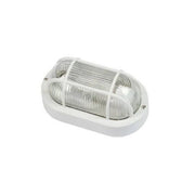 PLAFONIERA SOFFITTO/APPLIQUE PARETE OVALE DA ESTERNO BIANCA 1XE27 TURTLE FAN