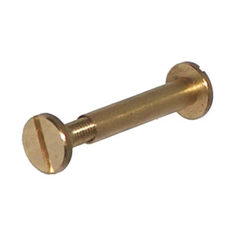 Viti a cannocchiale - M5 x 60 mm. - ottone lucido - 4 pz.