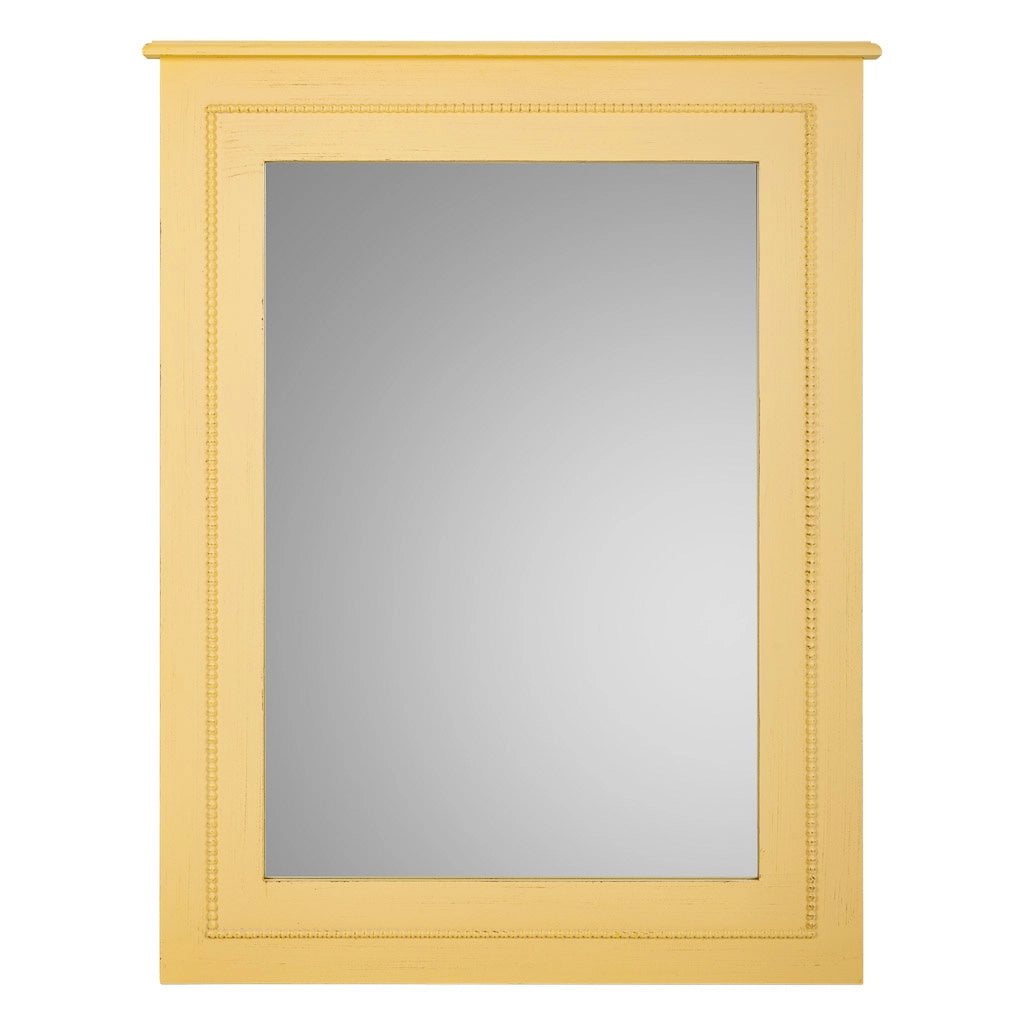 Specchio in legno giallo 70x03x90h
