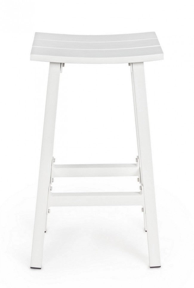 Sgabello Bar 41,8x31x71h cm Skipper Bianco
