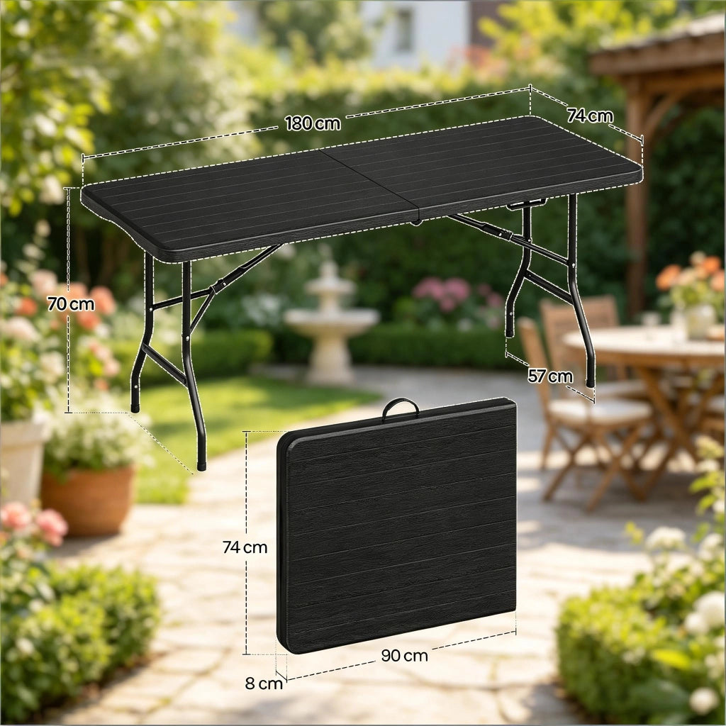 Tavolo da balcone con piano liscio; tavolo da buffet; tavolo da pranzo pieghevole