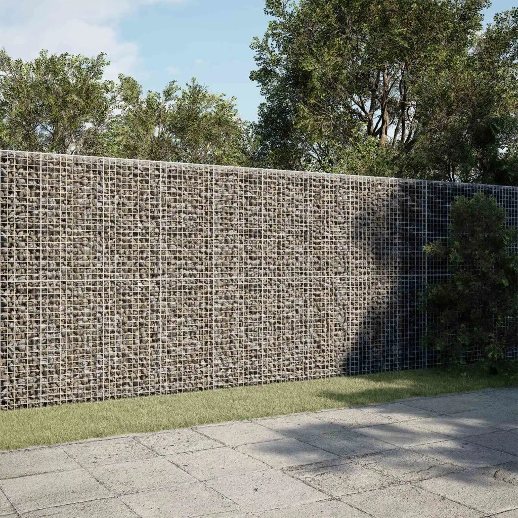 Gabione con filo da 5 mm e rete da 5x5 cm 650x30x200 cm 3464215
