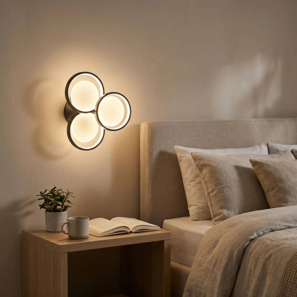 Lampada Da Parete Applique Led App1919-w Black