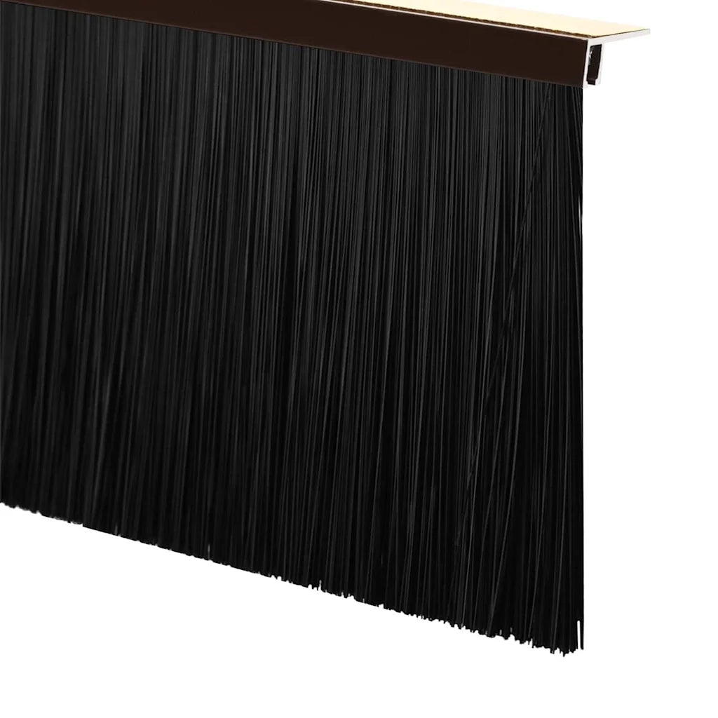 Spazzole per porte autoadesive 6 pz Marrone 100 cm CFW8609393