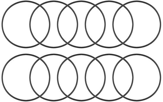 O-ring 58 mm diametro esterno - 10 pezzi - anelli di gomma - set di sigillaggio - gomma nitrile - sigillatura flessibile - Afdichtring