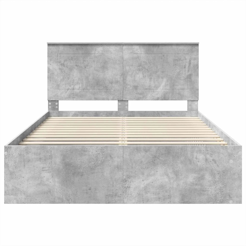 Struttura del letto-Giroletto-Rete del Letto Calcestruzzo 140 x 200 cm Pino massello 607949