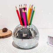 Penne per matite - Organizzatore per ufficio - 10 cm - Argento
