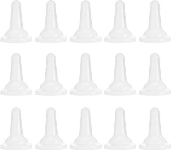 15 pezzi Succhiapanna per Animali - Silicone - Biberon per Gattini e Cuccioli.