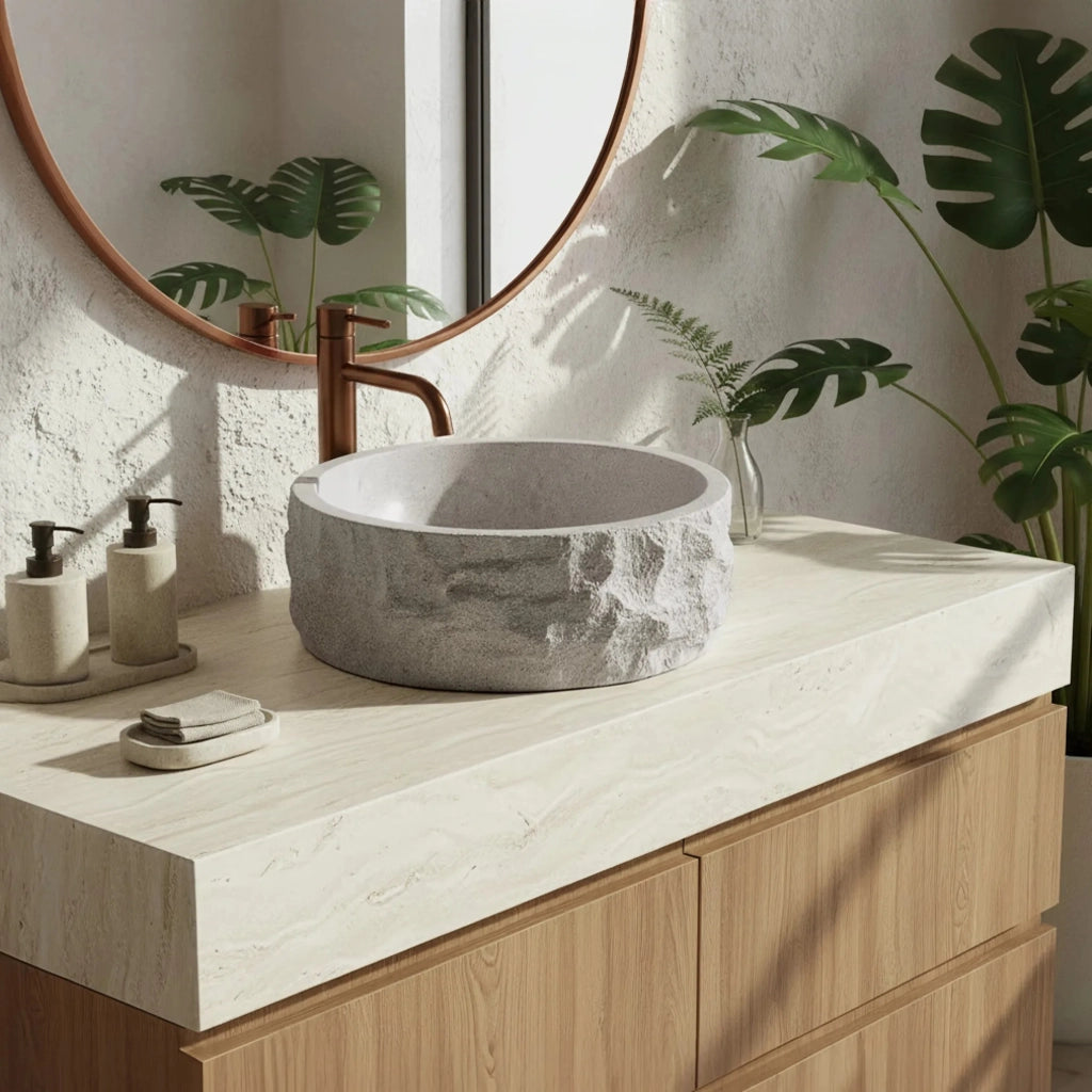 Lavabo Da Appoggio Rea Alice Moon
