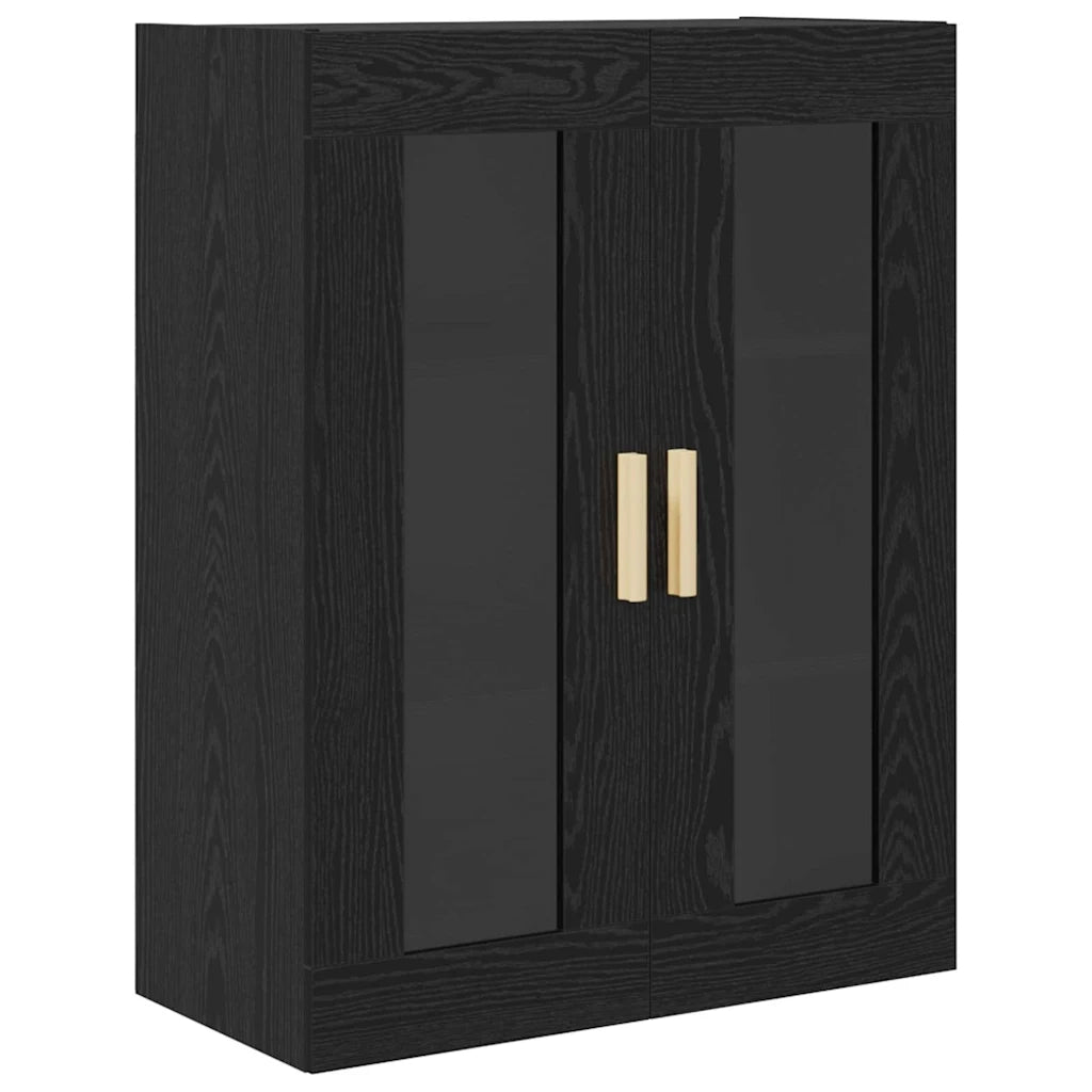Credenza Rovere Nero 34,5 x 34 x 180 cm Legno multistrato 3416223
