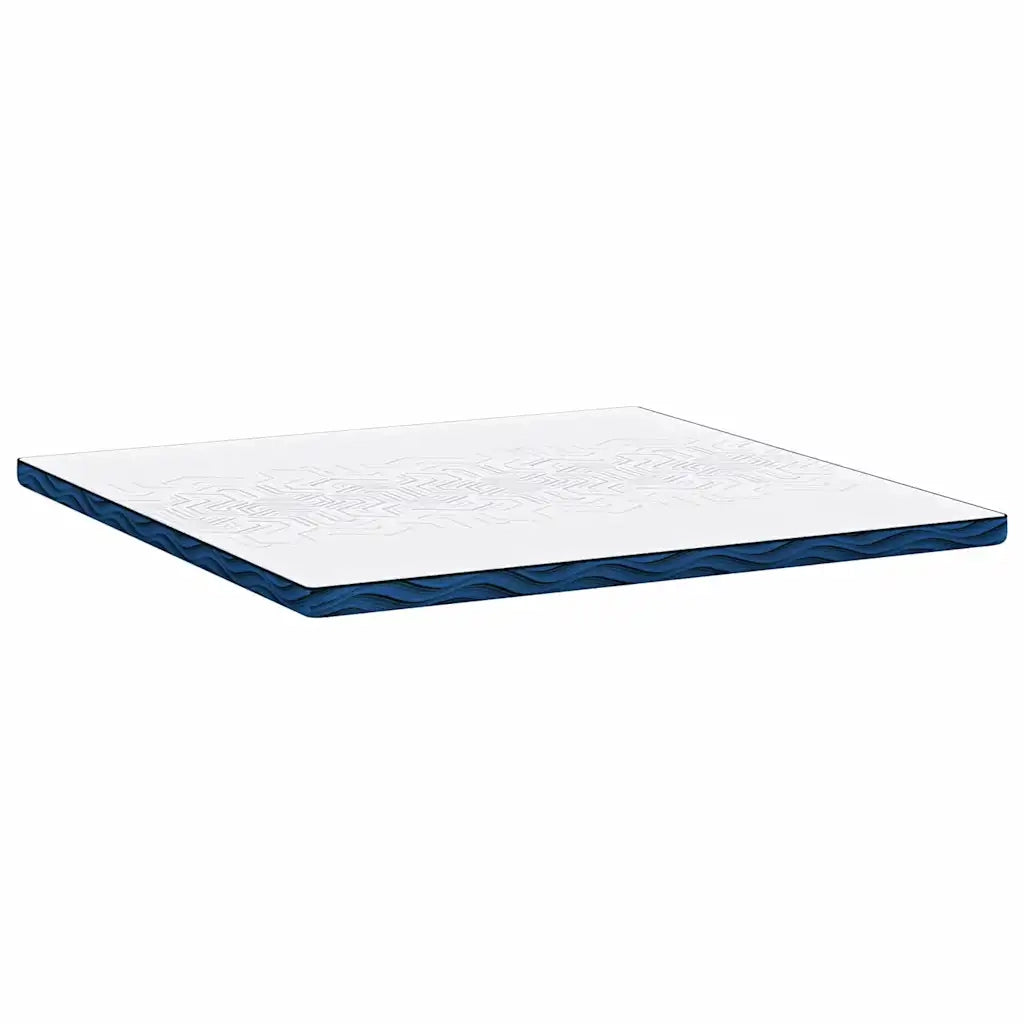 Topper per materasso Bianco 200 x 200 cm Tessuto Jacquard 4106274