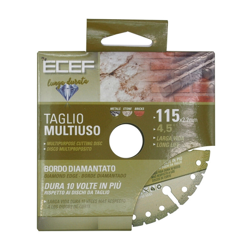 DISCO DIAMANTATO UNIVERSALE Ø 115 mm - ECEF