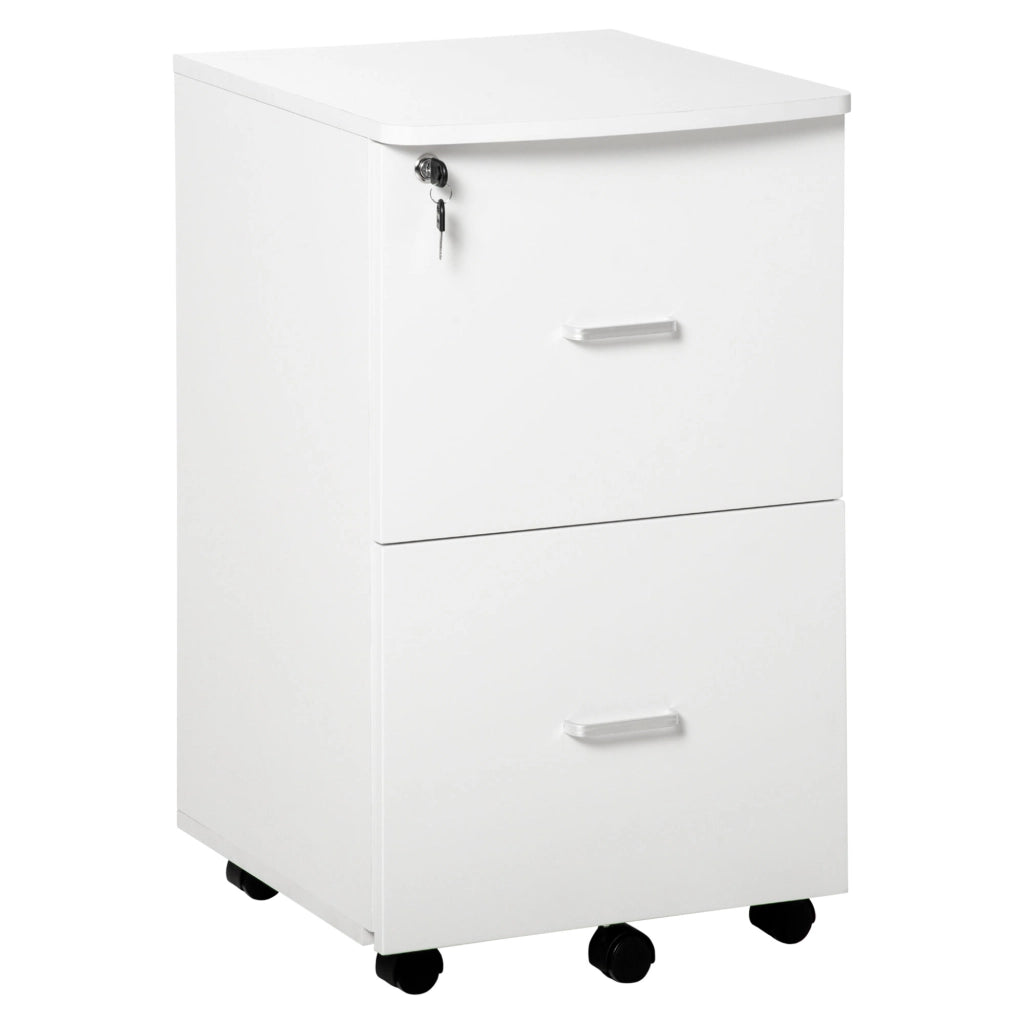 Cassettiera per Ufficio ¨C zephmum ¨C Bianco 43x45x72 cm