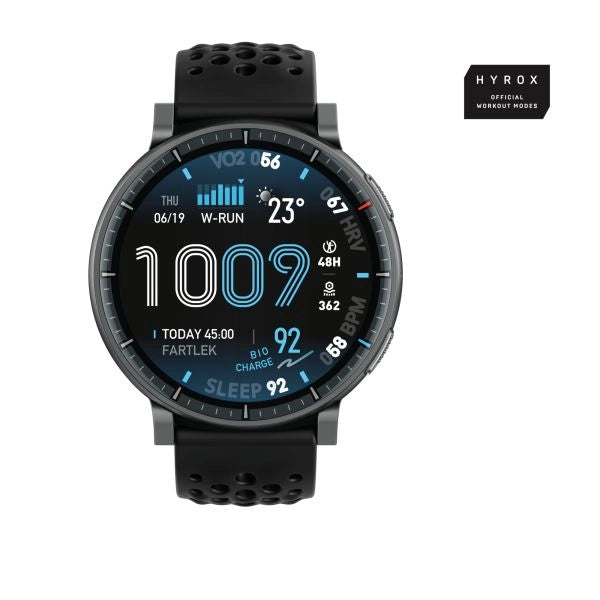Amazfit active max display ultra luminoso da 1,5 pollici, 4 gb di memoria, mappe offline, monitoraggio dellenergia biocharge - AMA2556N