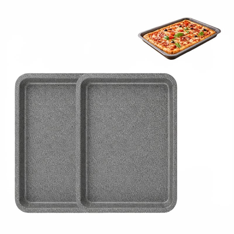 MA MAISON SET 2 TEGLIE RETTANGOLARE BASSA PER PIZZA 40 X 33 X H4 CM