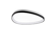 Plafoniera Contemporanea Gemini Metallo Nero Led Integrato 27W 3000K Ip20