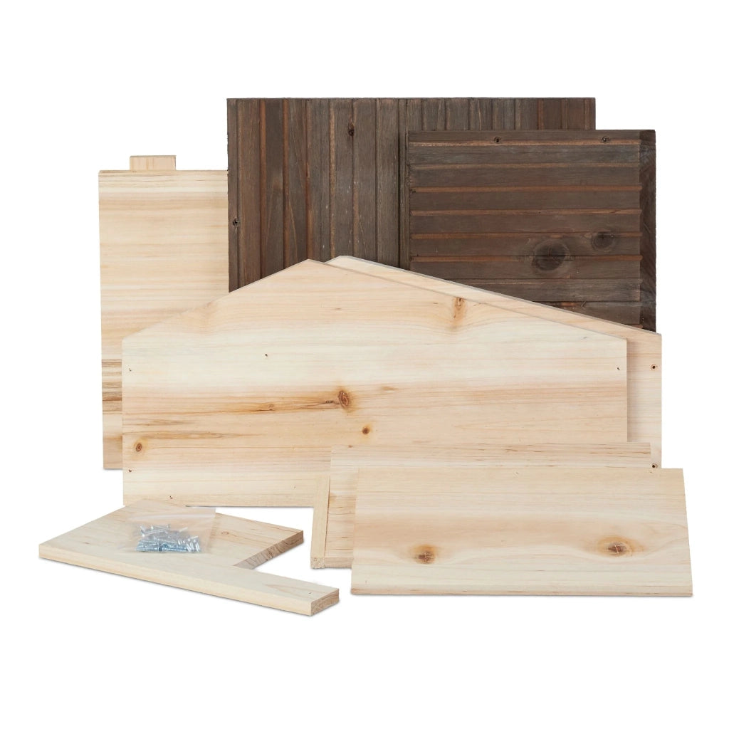 Rifugio per ricci doppia protezione esterno 24 x 46 x 33,5 cm in legno di pino naturale 13_0015960