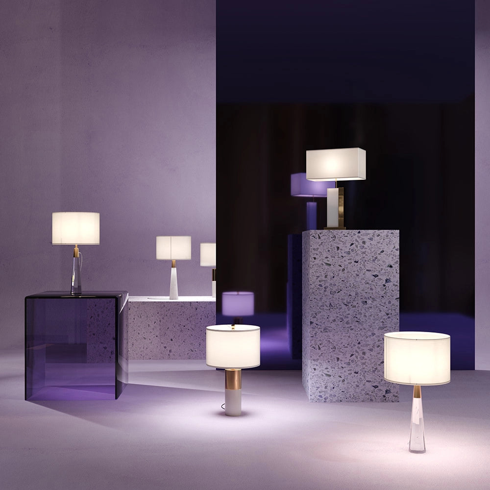 Lampada da tavolo Maytoni Bianco ottone E27 bianca
