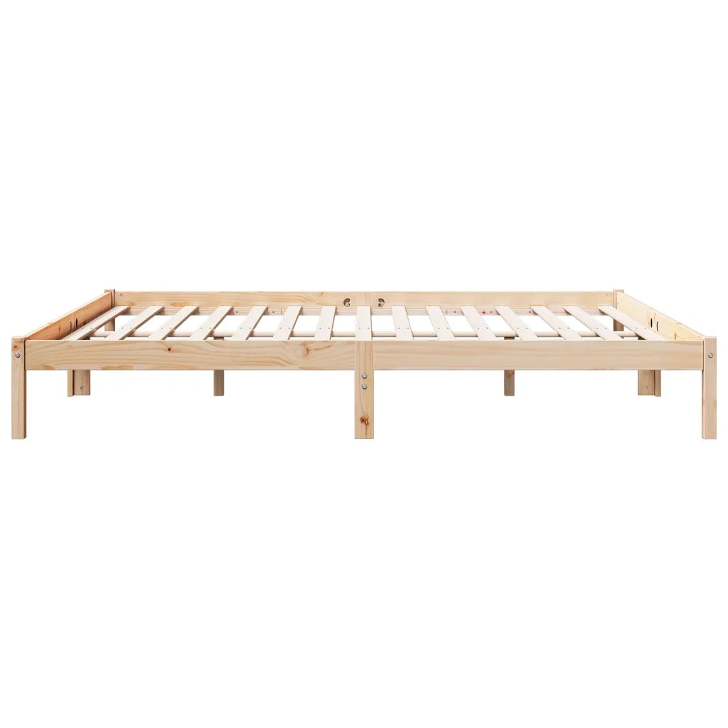 Letto Extra Lungo senza Materasso-Struttura Letto 180x210 cm in Legno di Pino 950038