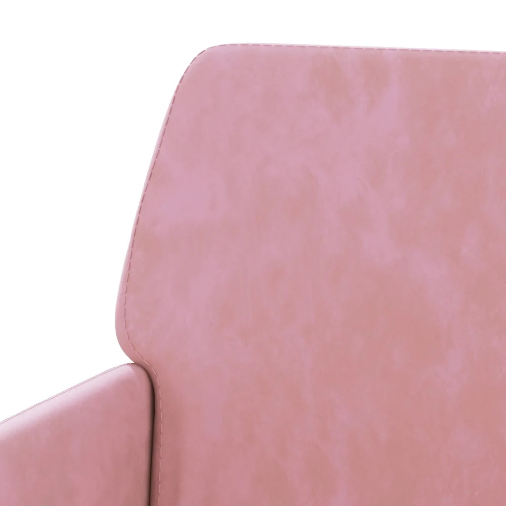 Poltrona | Sedia Relax Rosa 62x79x79 cm Velluto