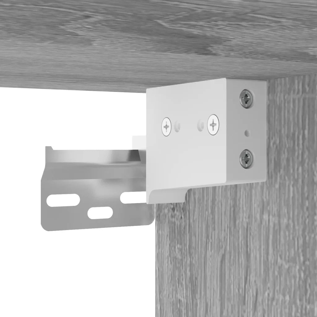 Mobile Pensile Grigio Sonoma 60x31x60 cm in Legno Multistrato 829962