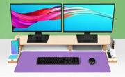 Pavimento da scrivania, blocco da disegno per ufficio e lavoro da casa - panno da mouse 80 x 40 cm, Viola Iris