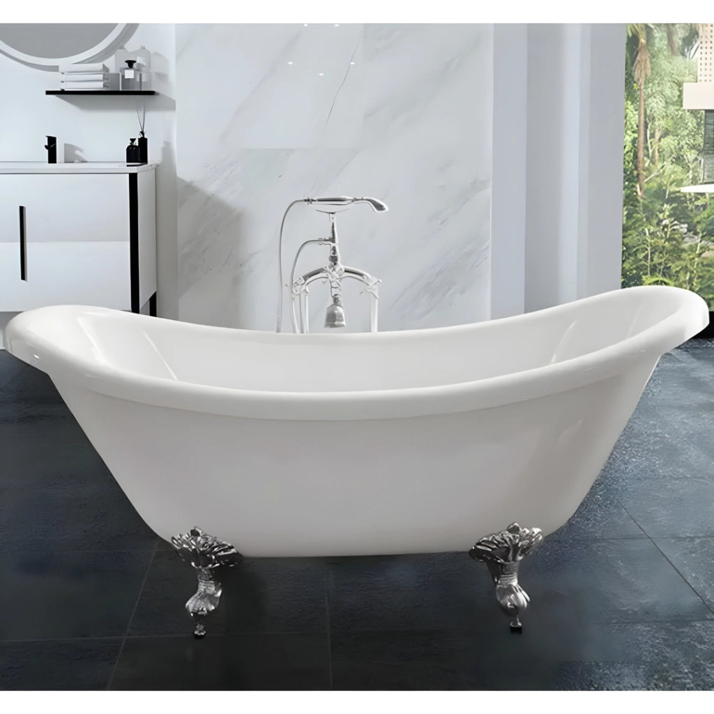 Vasca da bagno free standing da centro stanza con piedini cm 175 *** confezione 1