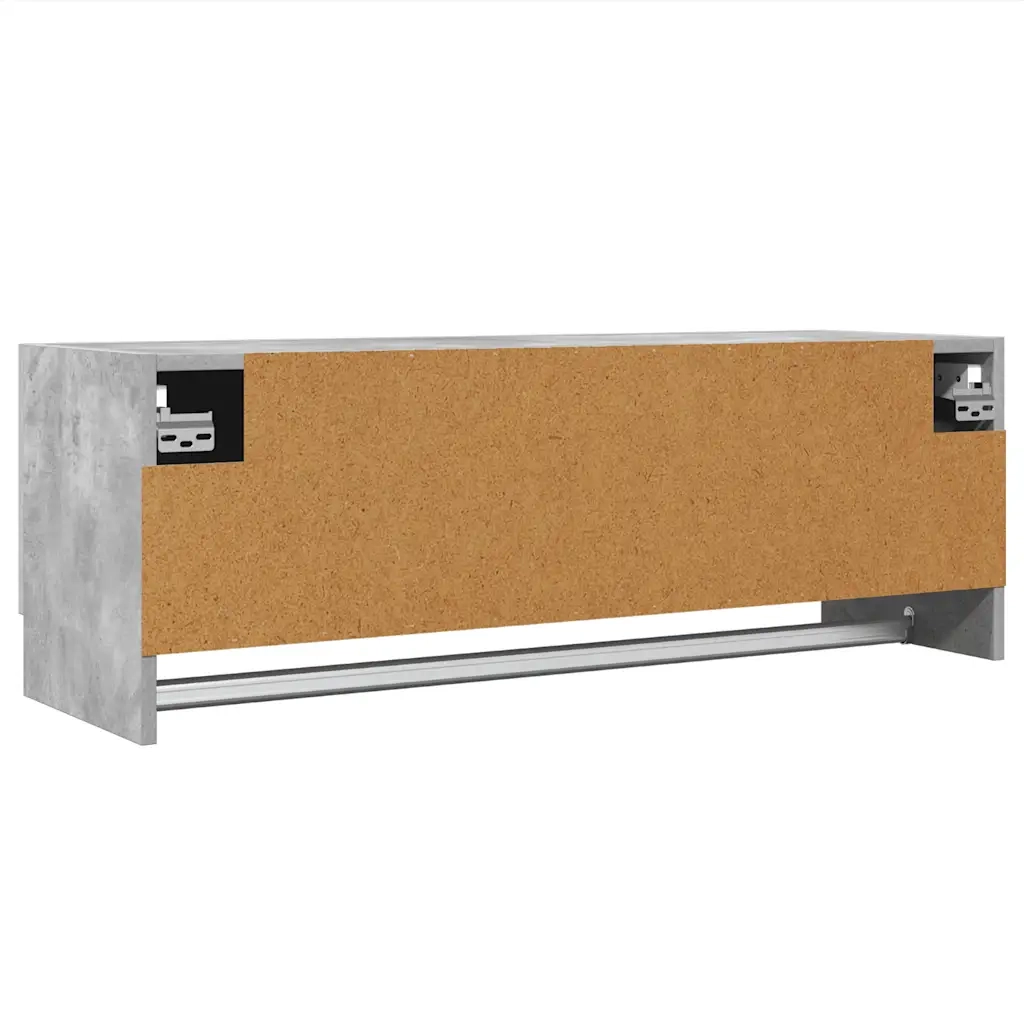 Armadio Grigio Cemento 100x32,5x35 cm in Legno Multistrato CFW8752473