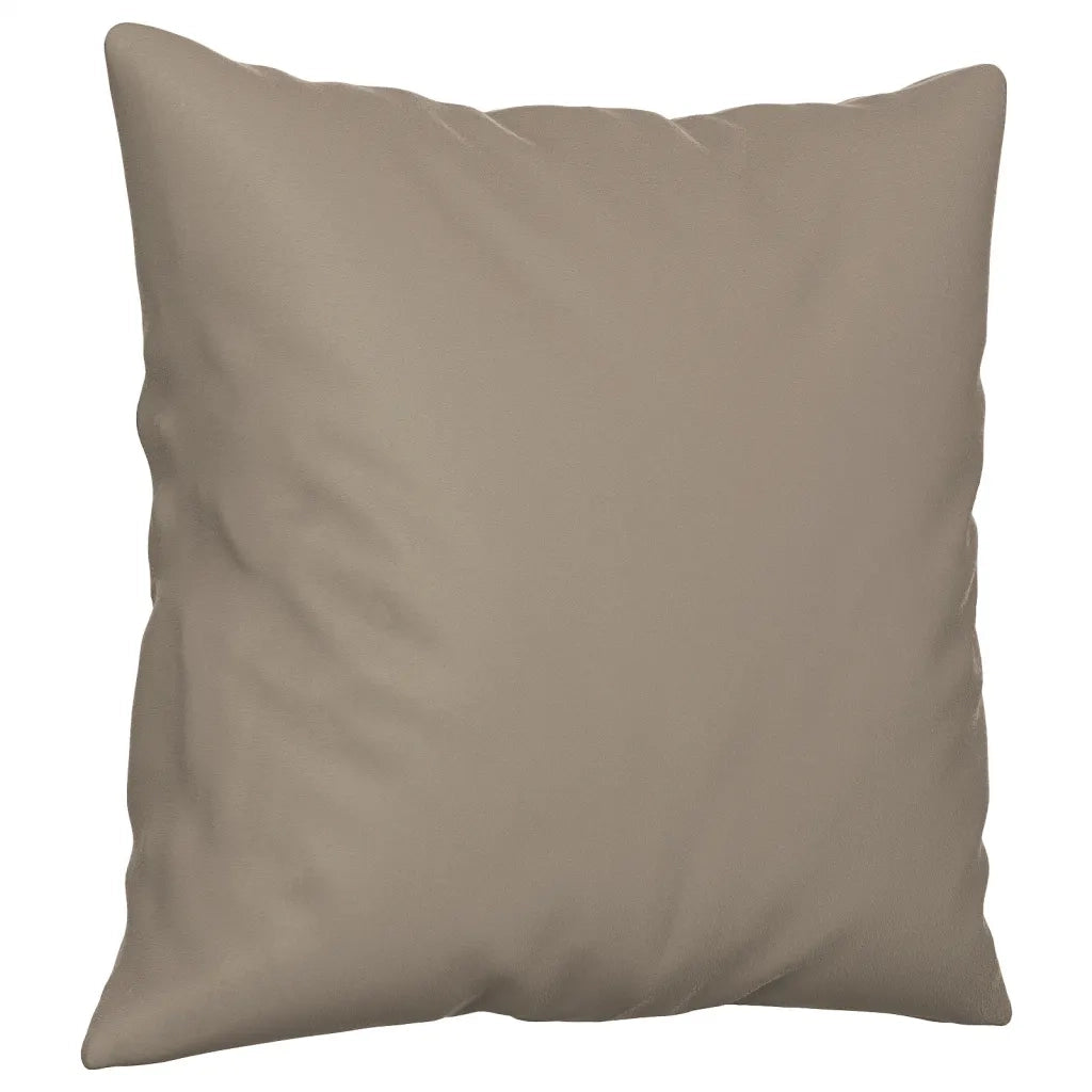 Divano a 2 Posti con Cuscini-Sofa 2 Posti con Cuscini Tortora 140 cm Tessuto Microfibra
