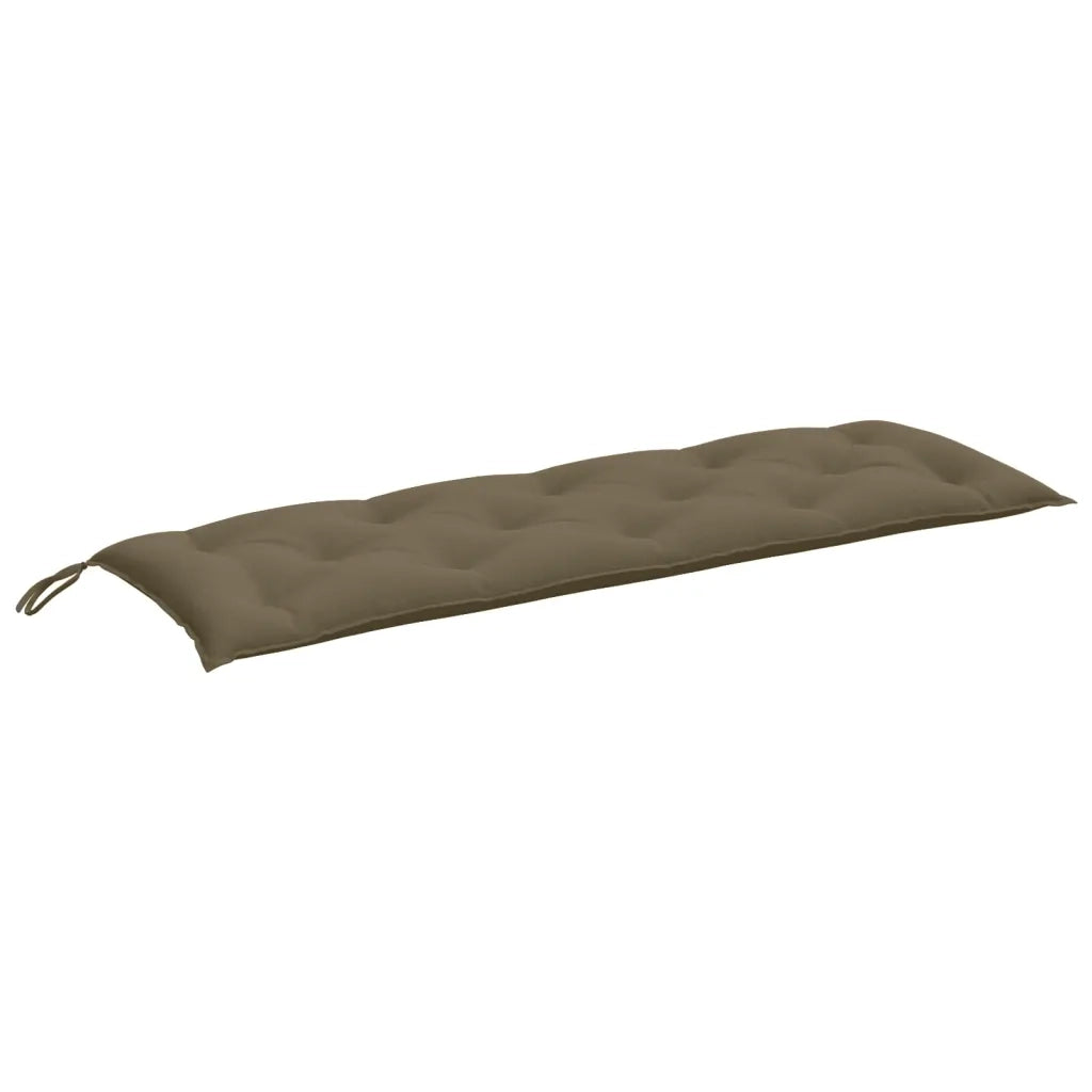 Cuscino Panca da Giardino Tortora Mélange 150x50x7cm in Tessuto 4002561