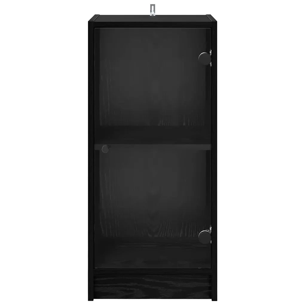 Credenza-Buffet-Armadio da cucina Rovere nero 35 x 37 x 76 cm Legno multistrato