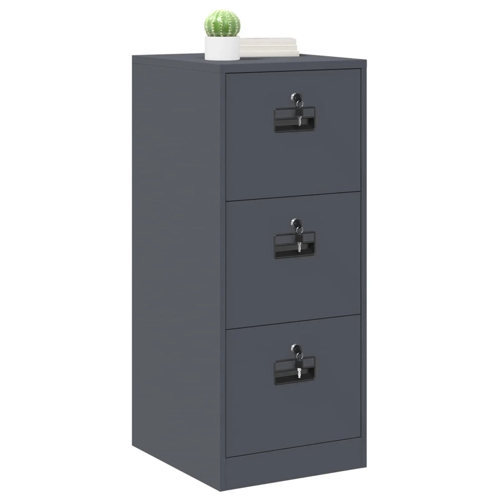 Armadio per File con cassetto Antracite 44 x 50 x 106.5 cm CFW1256264
