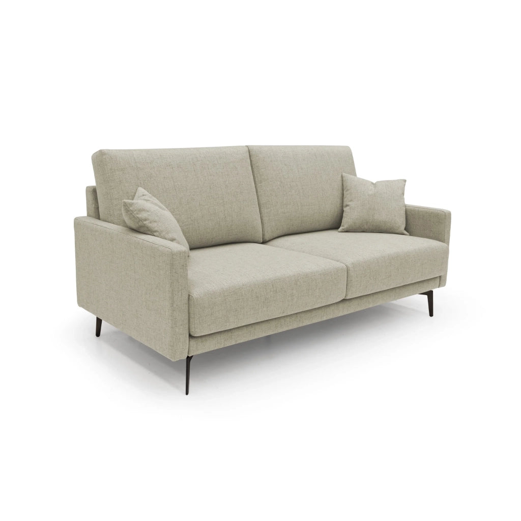 Saturno Divano moderno in tessuto morbido impermeabile T03 160 cm beige