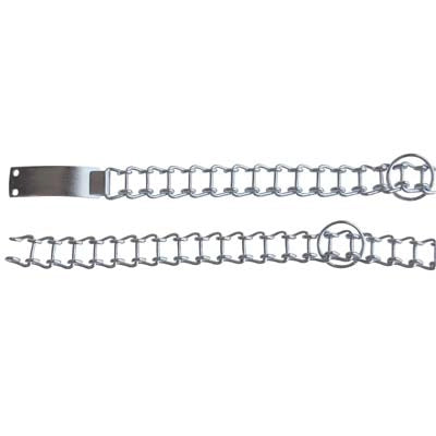 COLLARE A SCALETTA PESANTE - ACCIAIO NICHELATO CM 60- 12 pezzi