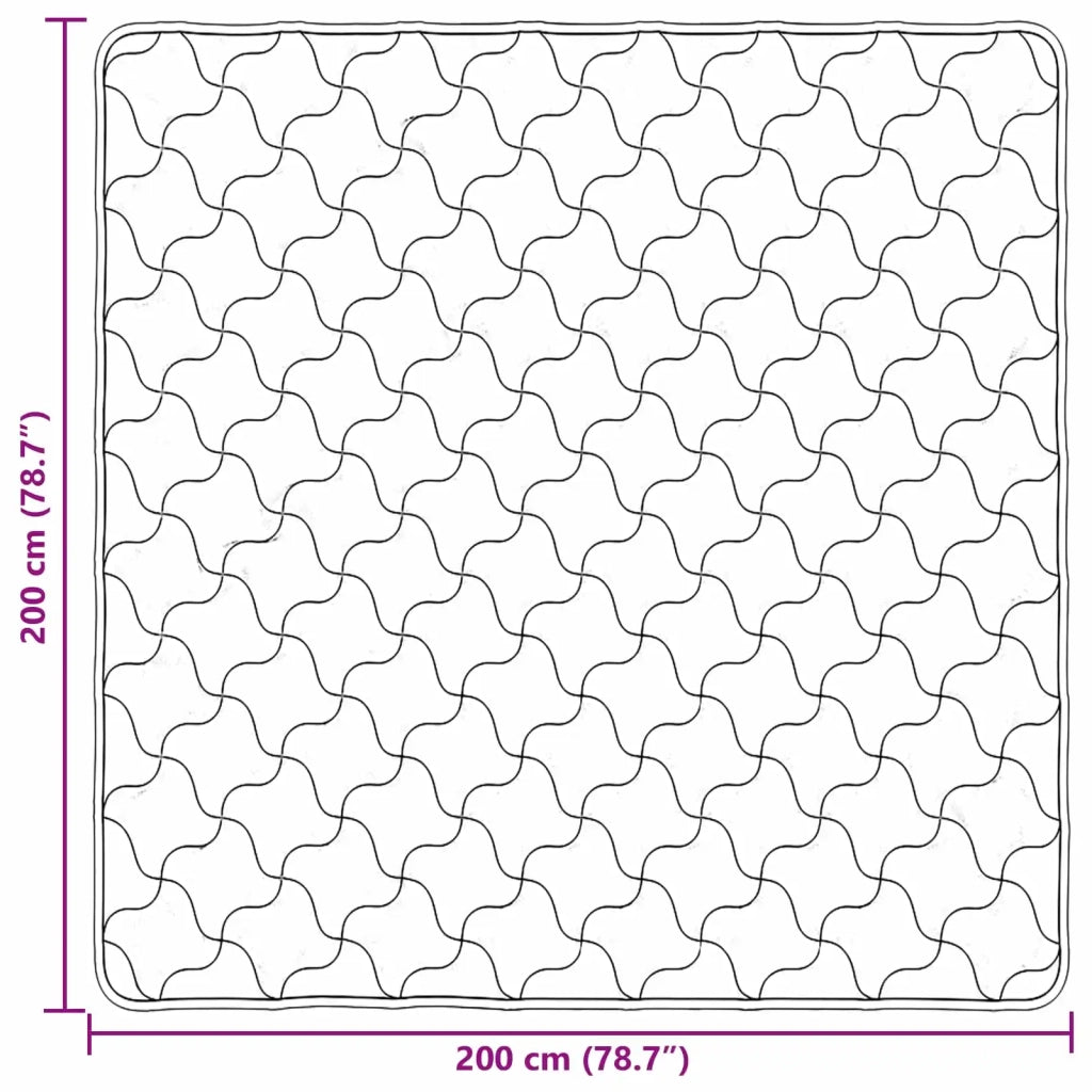Duvet Invernale 200 x 200 cm Inverno Grigio chiaro Traspirante 42026316