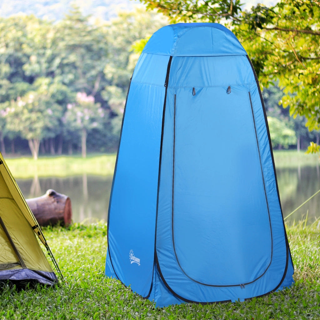 Tenda Doccia Pop-up Portatile da Campeggio Cabina Spogliatoio e WC per Spiaggia e Outdoor con Finestra e Borsa