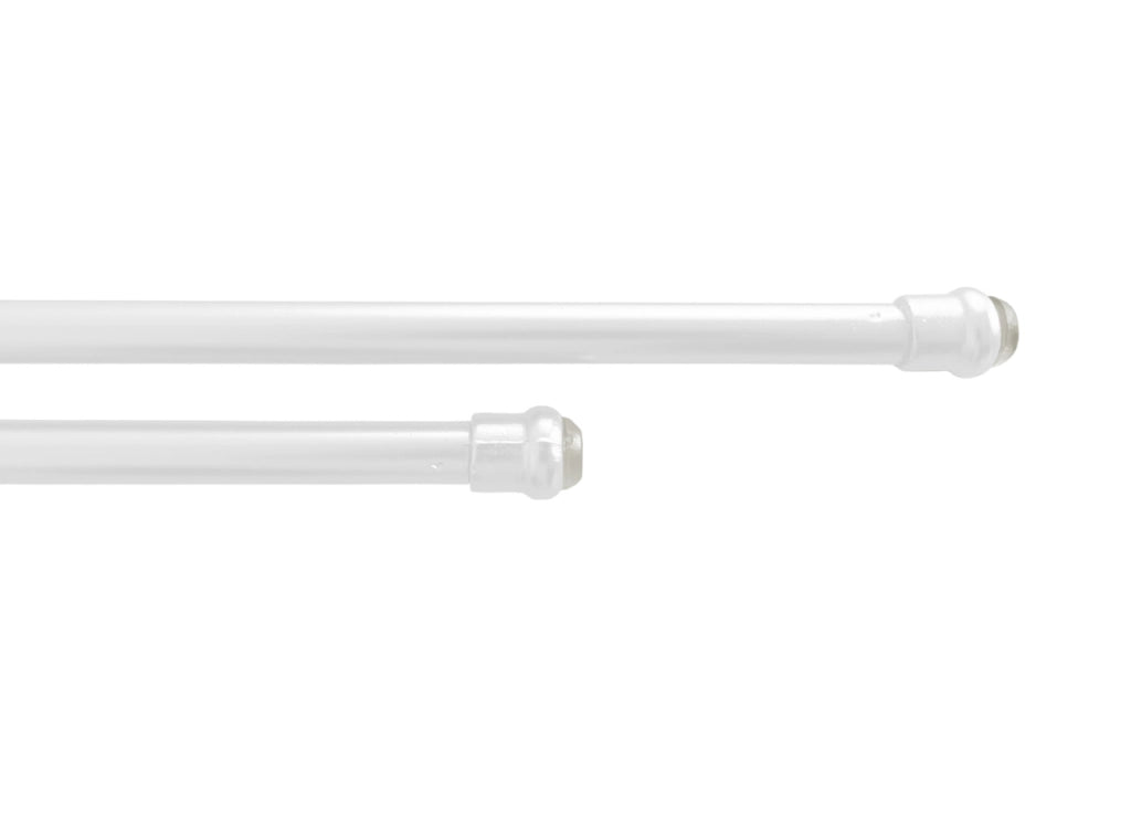 Bacchette Tende A Pressione Bastone Tenda Estensibile Astina Con Molla - 40-60 - Bianco