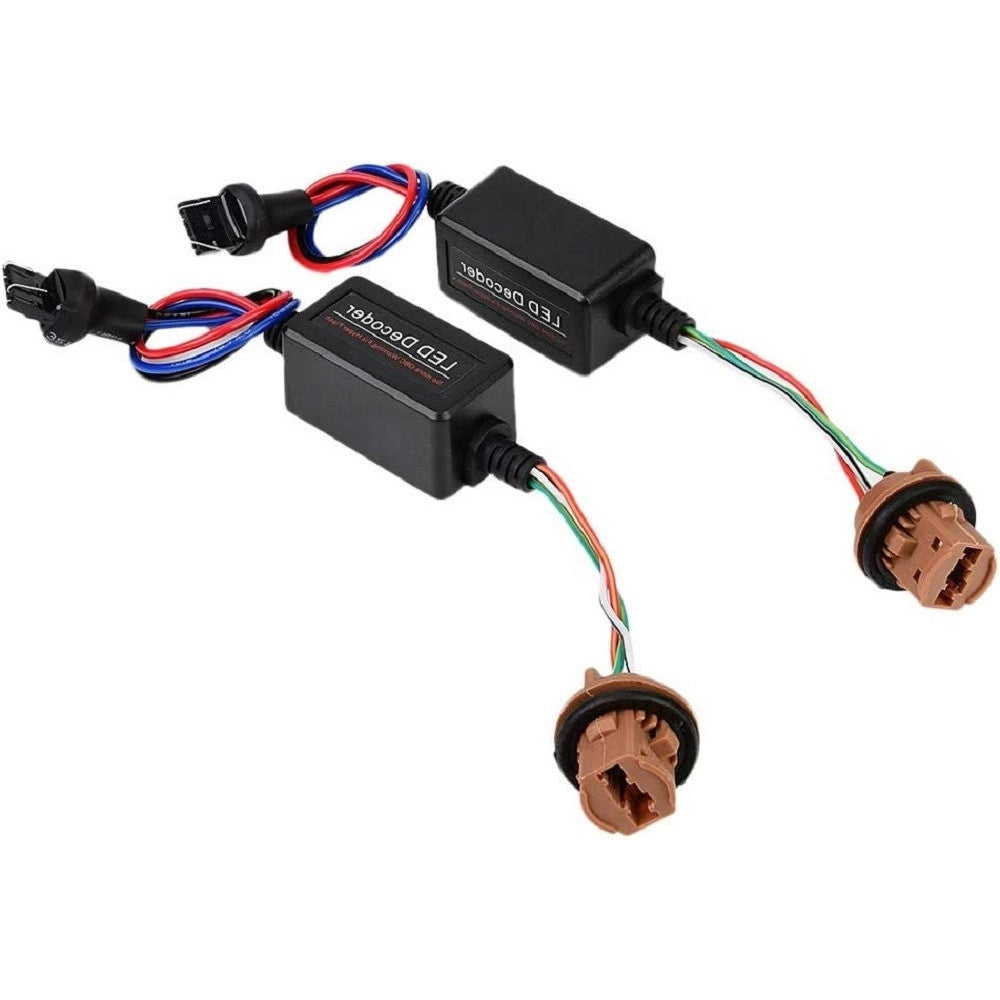 Trade Shop - Coppia Decodificatore Fari A Led Per Auto T20 Errori Centralina Antisfarfallio -