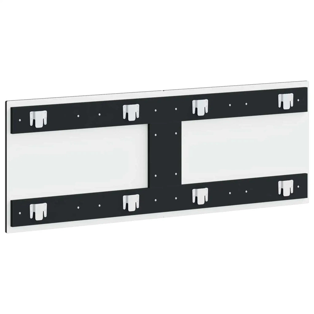 Testiera da Muro EDE Nero Legno ingegnerizzato 896076