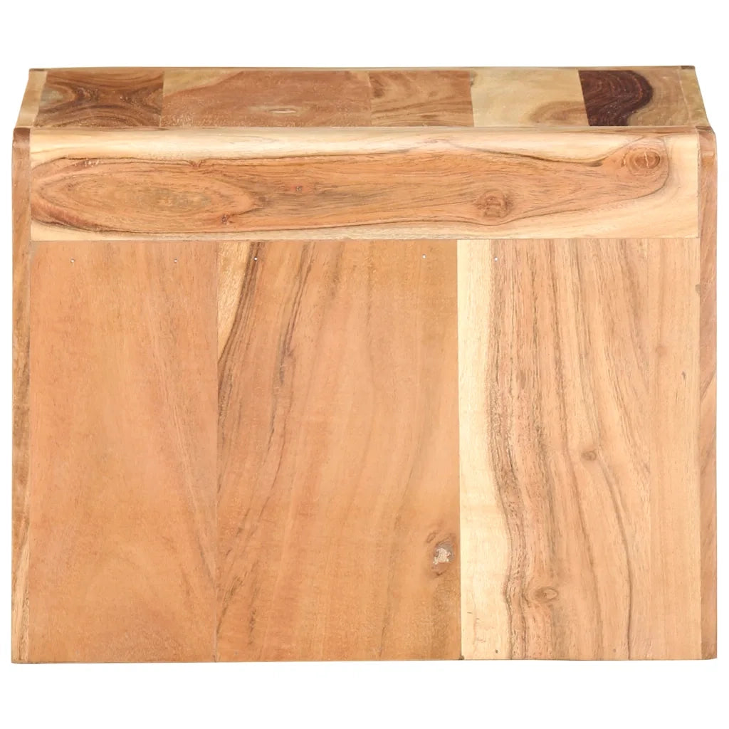 Tavolino Laterale 40x40x30 cm in Legno Massello di Acacia 323588
