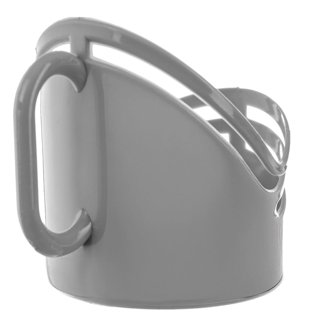 Cestini in plastica KADAX per bicchieri, 6 pezzi, colore grigio