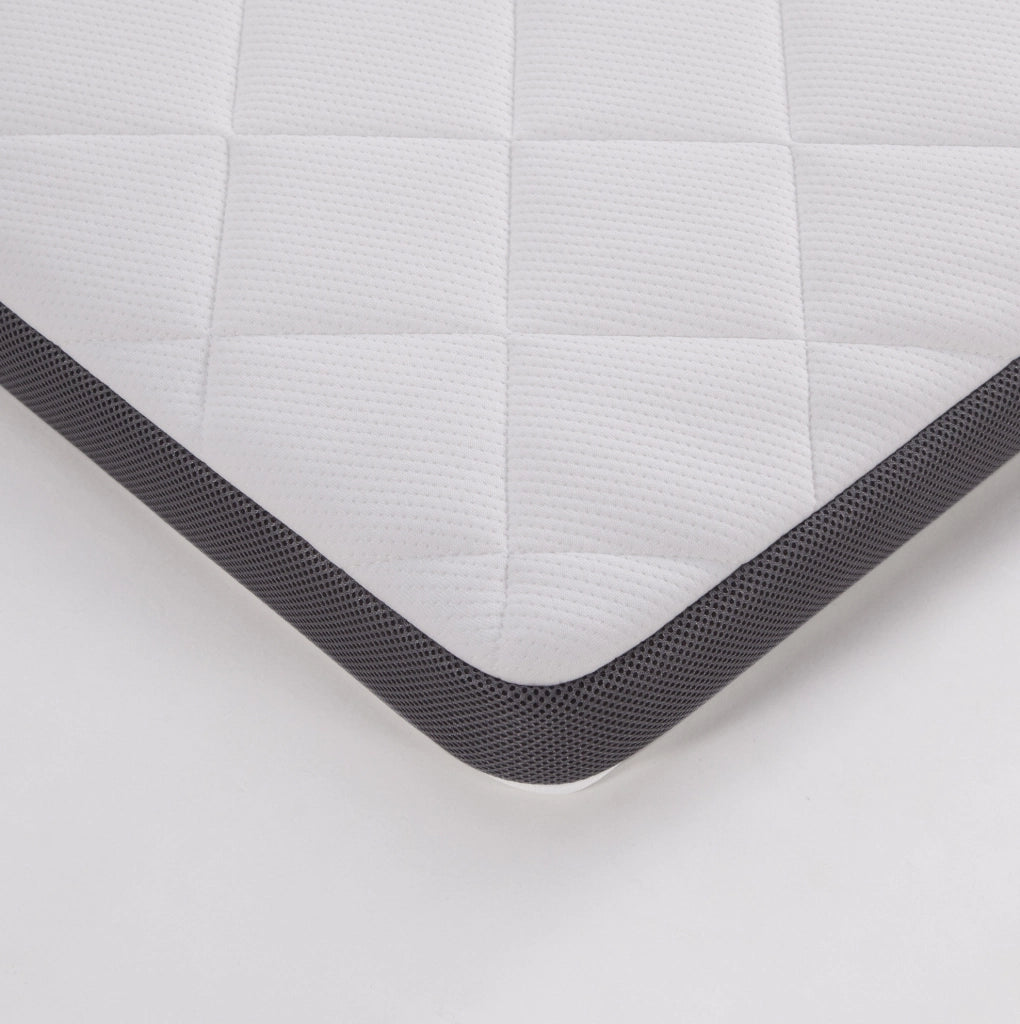 Materasso H3 medio sostegno in schiuma con 7 zone a rilievo, 90x200 cm, altezza 7 cm, certificato Oeko-Tex, made in China