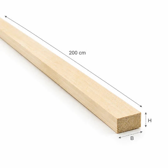 listelli grezzi abete  40 x100 x 2000 mm 4 pz.