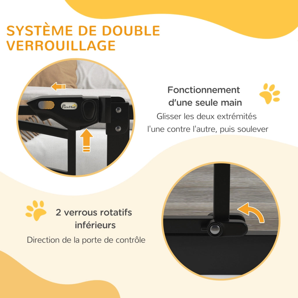 Barriera di sicurezza per cani ¨C Minimal ¨C Nero 74-80x76 cm