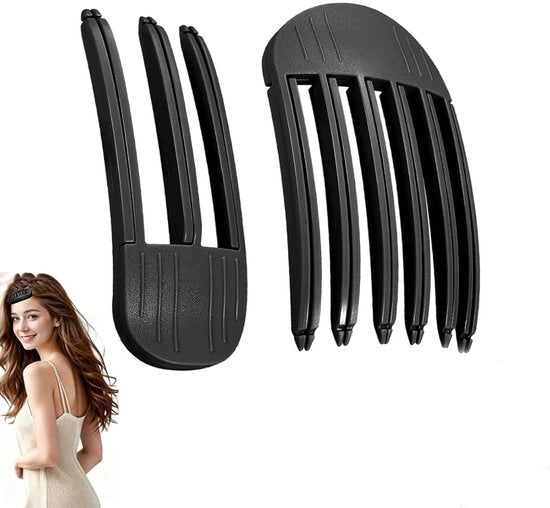 Clip per volume capelli - 2 pezzi - Spilla per capelli fissa - Senza impronta radici capelli - Clip lifting - Progettata per la sicurezza - Volume diretto - Clip per capelli