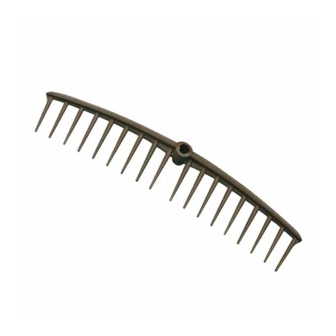 Stea 6390020 Rastrellone per Fieno in Polipropilene 20 Denti Attacco Conico 26 mm 69 cm colore Marrone