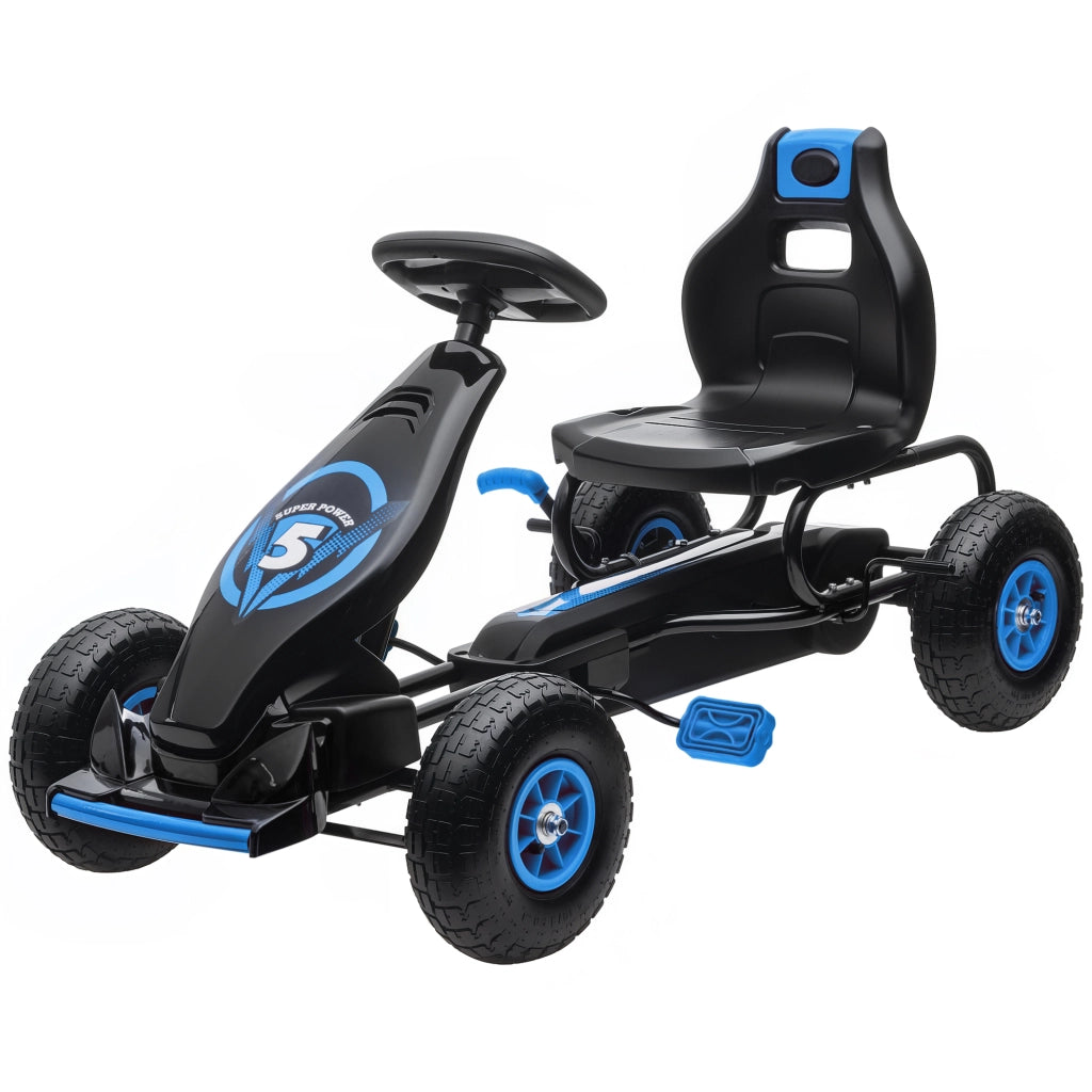 Triciclo a Pedali per Bambini ¨C Minimal ¨C Blu e Nero