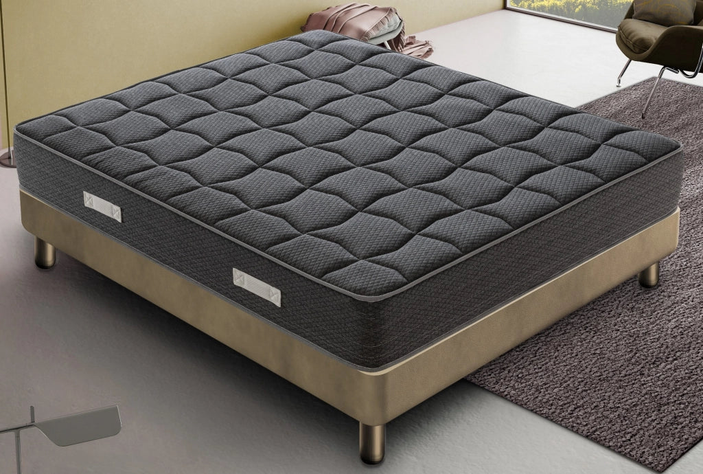 Materasso Matrimoniale 160x200 Memory Foam - Altezza 20 cm - Ortopedico - Rigidità H4 – Blackmoon