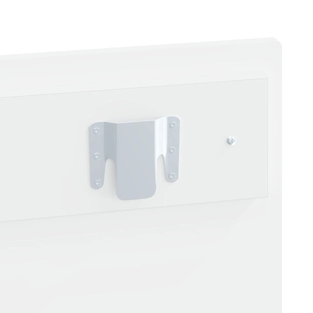 Testiera da Muro EDE Bianco Legno ingegnerizzato 896095